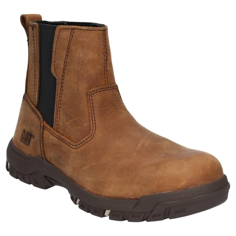 Caterpillar Abbey Slip On Safety Boot Butterscotch