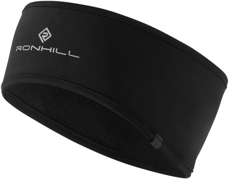 Ronhill Wind Block Running Headband - Black