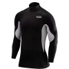 TCA SuperThermal Long Sleeve Mock Junior Compression Top - Black