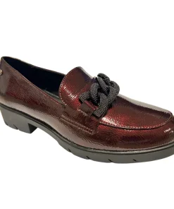 Patrizio Como Womens Shoe Augusta Vino Brevetto