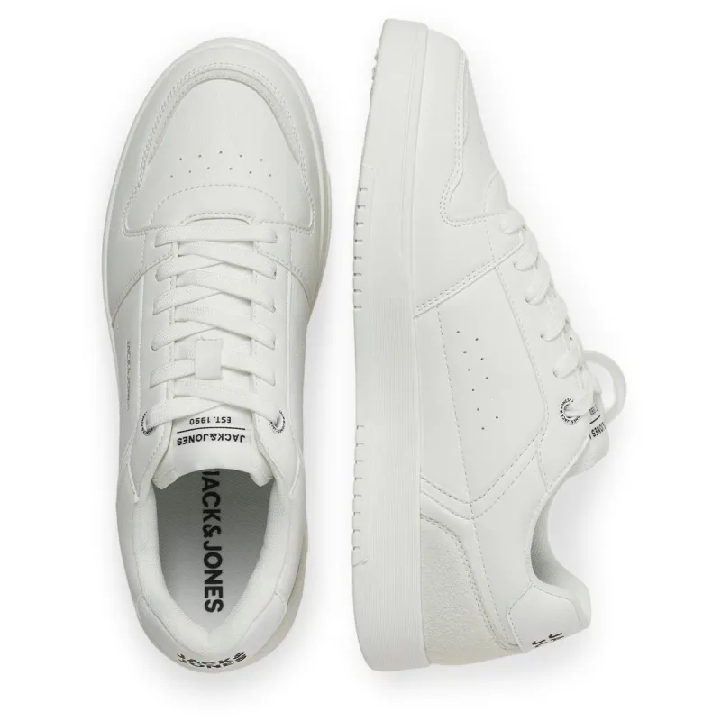 Jack & Jones Ealing Trainer White Silver - Image 3