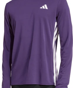 adidas Adizero Long Sleeve Mens Running Top - Purple