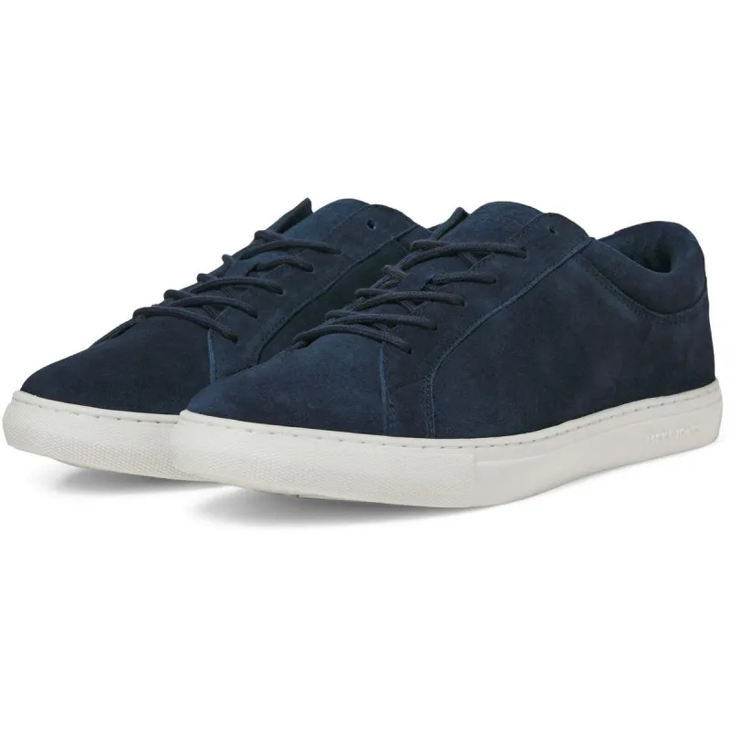 Jack & Jones Galaxy Suede Trainers Navy Blazer