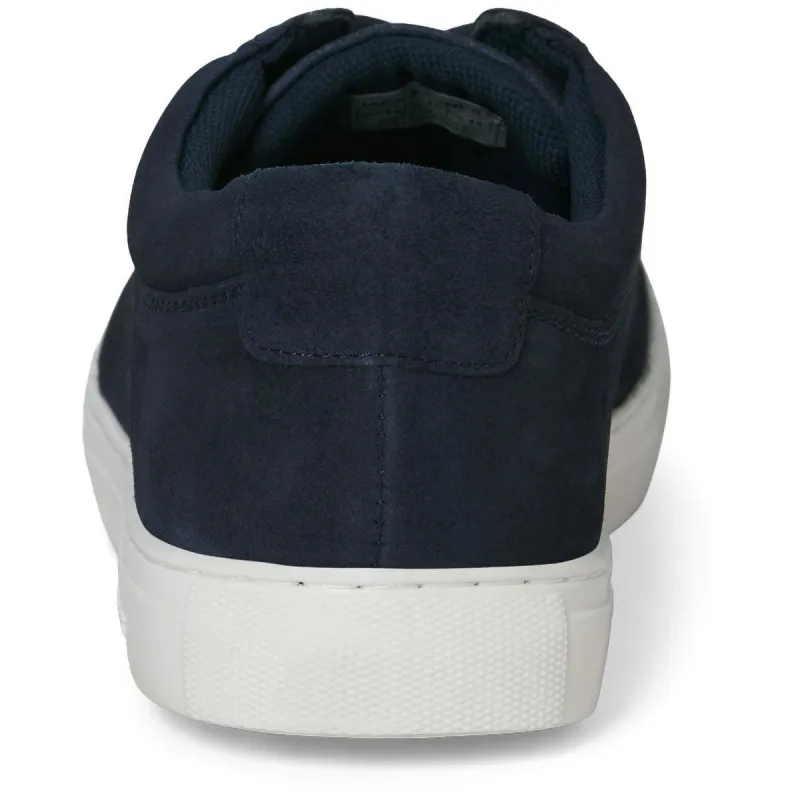 Jack & Jones Galaxy Suede Trainers Navy Blazer - Image 2