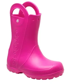Crocs Toddler Rain Boot Handle It T Pink Crush
