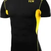 TCA HyperFusion Short Sleeve Mens Compression Top - Black