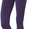 TCA Impulse Printed Womens Long Running Tights - Purple