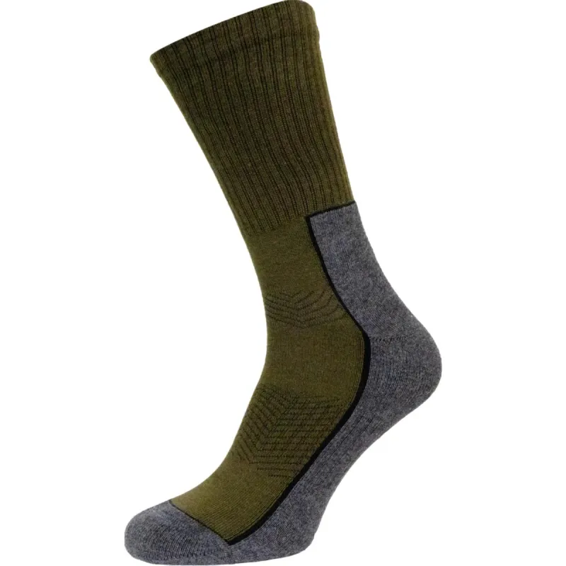 Seeland Field Sock - 3Pack Pine Green/Dark Grey - Image 2