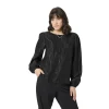Kaffe Womens Blouse Rizz Black Deep