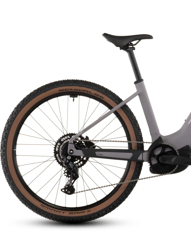 Cube Reaction Hybrid Performance 600 EE Electric Mountain Bike 2026 - Plumgrey - Image 2