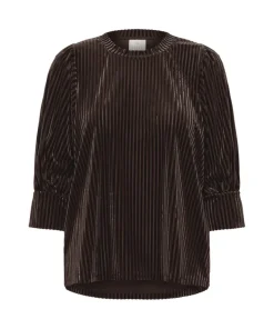 Kaffe Womens Blouse Caca Black Coffee