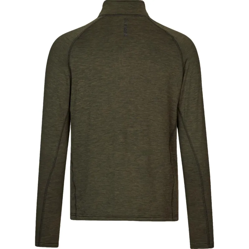 Seeland Peak Half Zip Pine green melange - Image 2