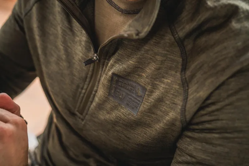 Seeland Peak Half Zip Pine green melange - Image 3