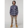 Hard Yakka Core Flannel Shirt Navy