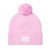 Gym+Coffee Womens Beanie Knit Bobble Cotton Candy