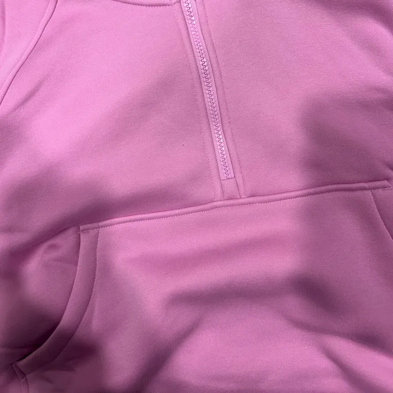 Gym+Coffee Womens Half Zip Sierra Cotton Candy - Image 2