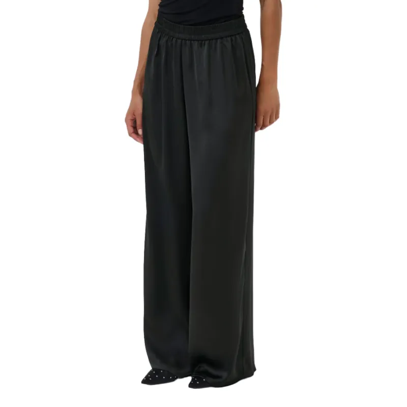 Kaffe Womens Pants Lotte Wide Black Deep - Image 2