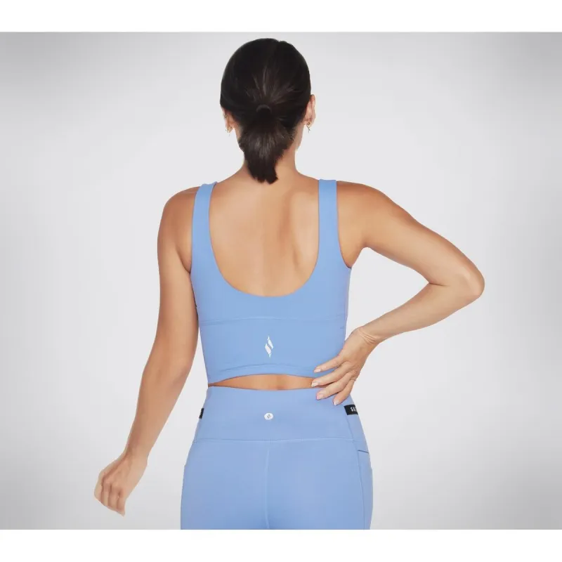 Skechers Performance Goflex Joy Longline Bra Baja Blue - Image 3