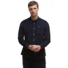 Barbour Ramsey Tailored Cord Shirt Navy/Red