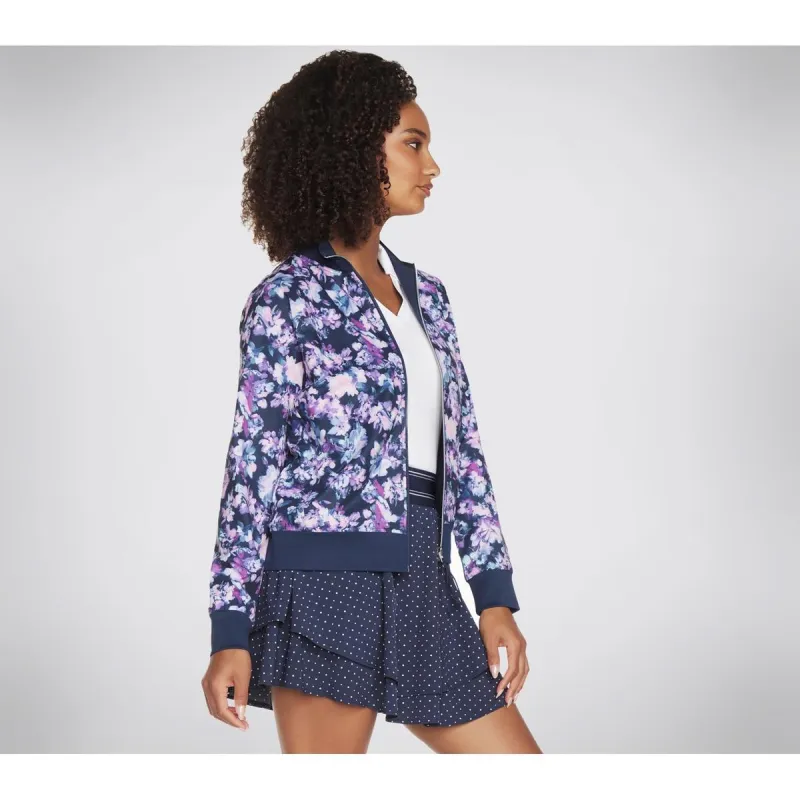 Skechers Performance Misty Floral Reversible Jacket Blue/Lavender - Image 2
