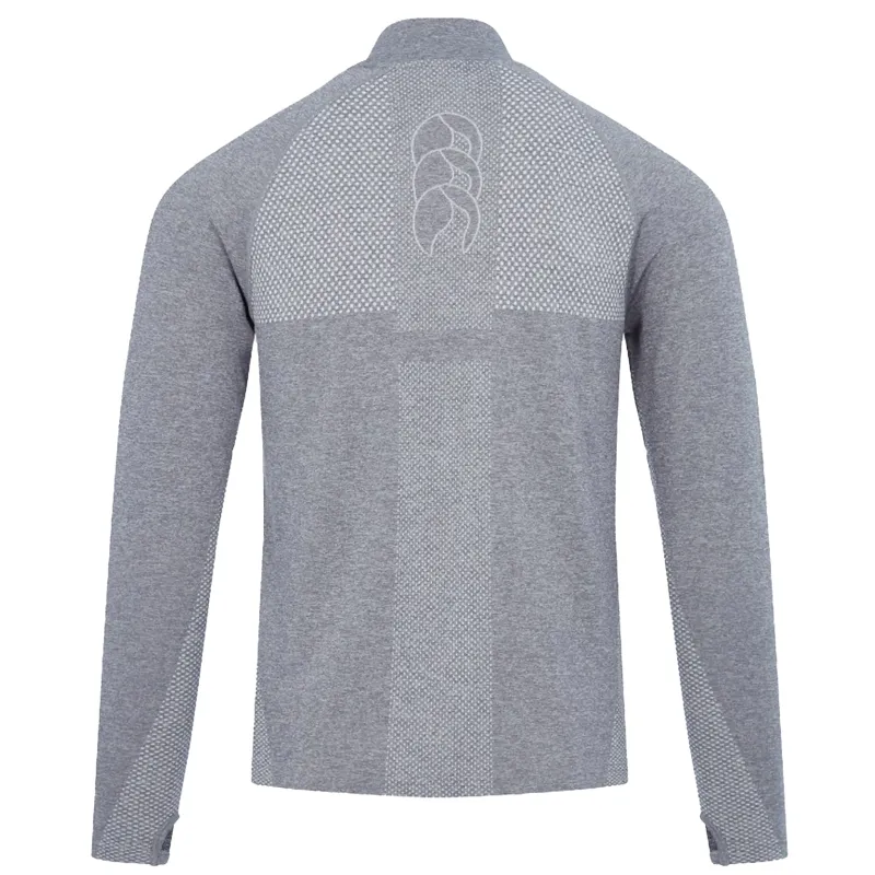 Canterbury Seamless Quarter Zip: Grey - Image 2