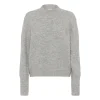 Kaffe Womens Pullover Stary Light Grey Melange