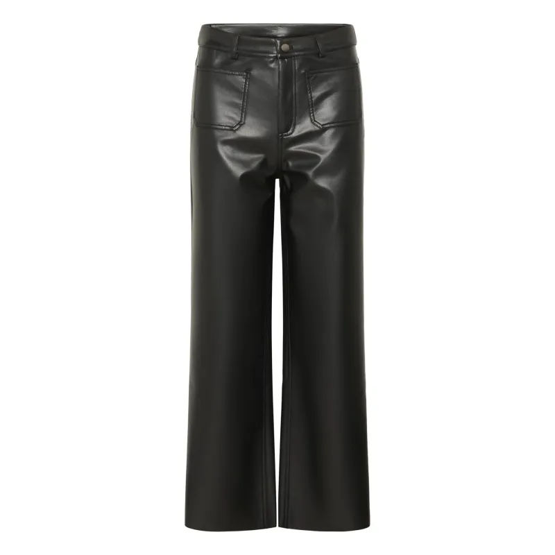 Kaffe Womens Jeans Mikka PU Black Deep