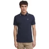 Barbour Mens Fielding Tailored Polo Shirt Navy