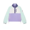 Gym+Coffee Womens Fleece Snap Polar Lilac