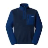 The North Face Mens Fleece 1/4 Zip Yumiori Summit Navy/Estate Blue