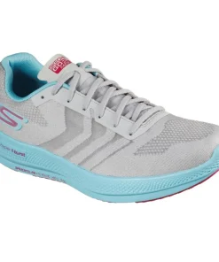 Skechers Performance Go Run Razor + Sports Shoes Grey/Aqua/Pink