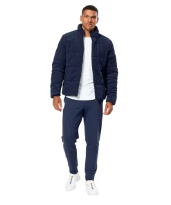 Gym+Coffee Unisex Cord Puffer Twilight Navy