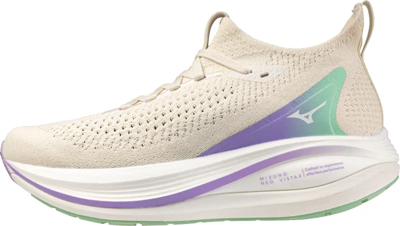 Mizuno Neo Vista 2 Womens Running Shoes - Cream
