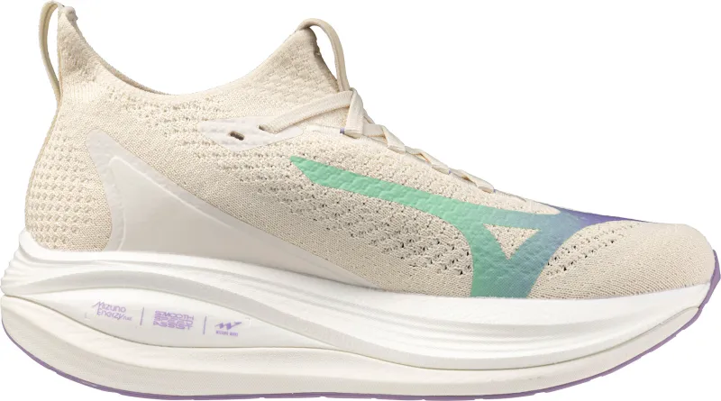 Mizuno Neo Vista 2 Womens Running Shoes - Cream - Image 3