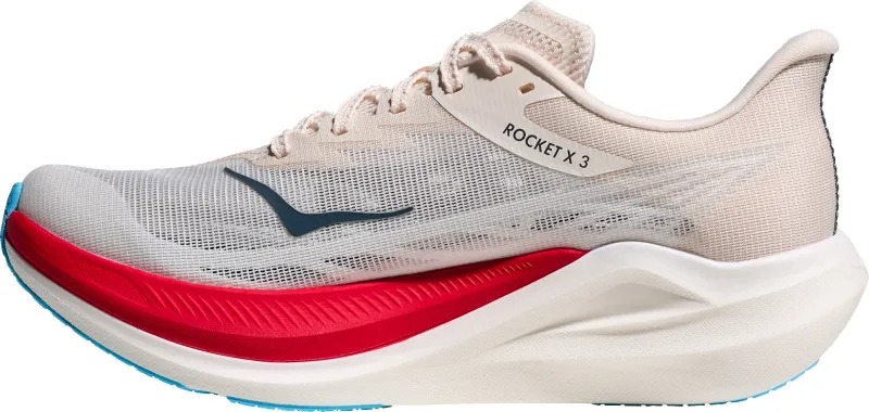 Hoka Rocket X 3 Running Shoes - Cream - Image 3
