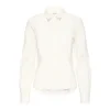 Ichi Womens Shirt Fina Blanc de Blanc
