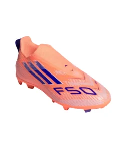 Adidas Junior Football Boots F50 League LL FG/MG J Beam Orange/Lucid Blue/Cloud White