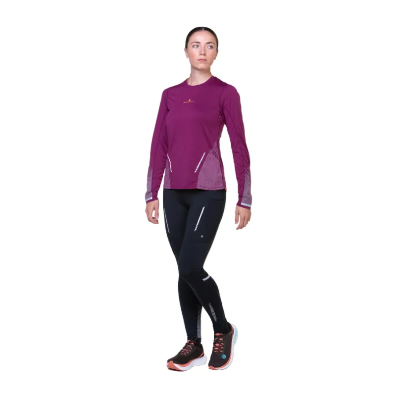 Ronhill Womens Tights Tech Reflect Black/Reflect - Image 2