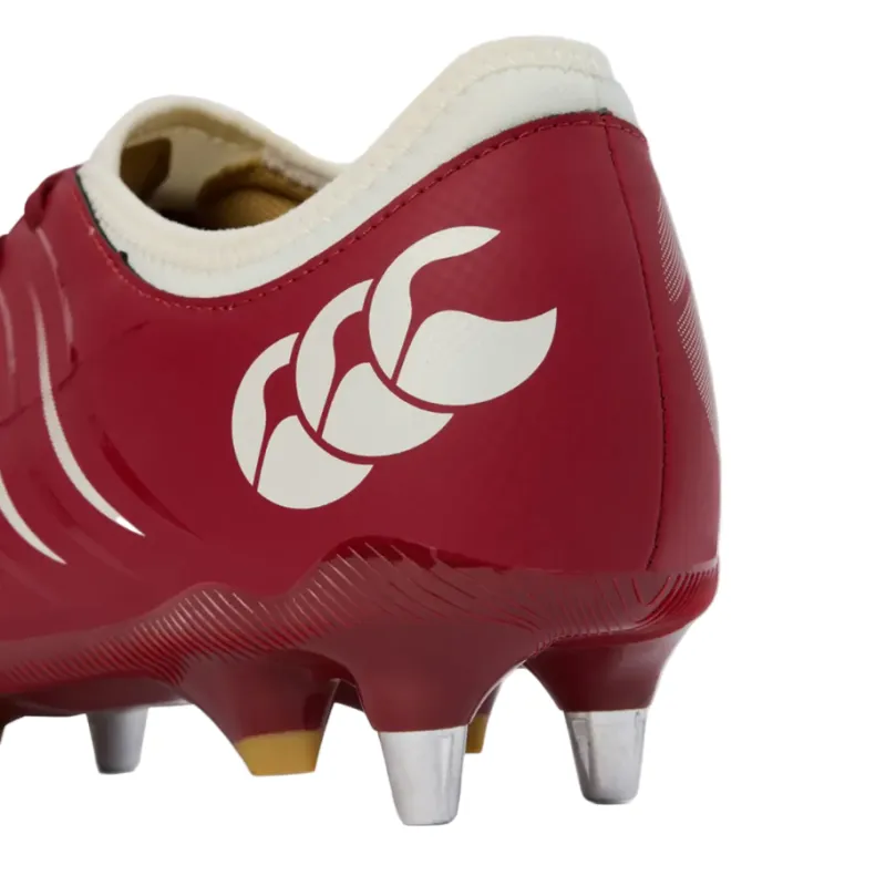 Canterbury Adults Rugby Boot Phoenix 2.0 Team SG Red - Image 3