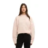 Barbour International Womens Sweatshirt Lyra Washed Desert Pink