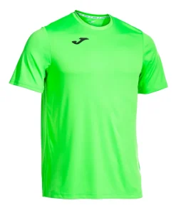 Joma Combi Junior S/S Football Shirt: Fluor Green