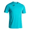 Joma Combi Junior S/S Football Shirt: Fluor Turquoise