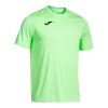 Joma Combi Junior S/S Football Shirt: Light Green