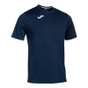 Joma Combi Junior S/S Football Shirt: Navy