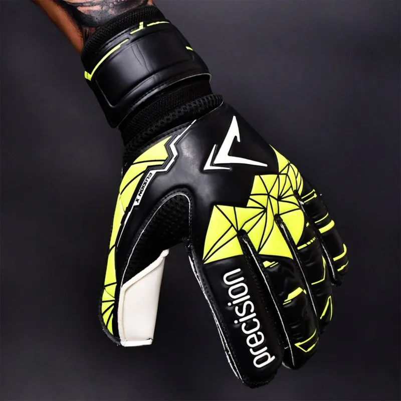 Precision Junior Fusion X Flat Cut Finger Essential GK Gloves - Image 3