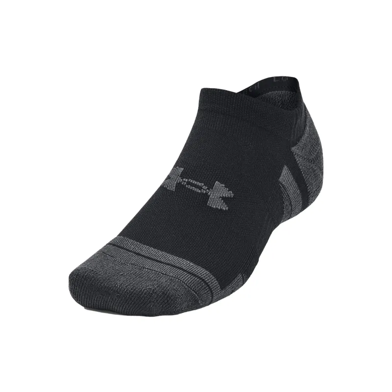 Under Armour Performance Tech No Show Socks: Black