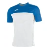 Joma Winner Junior Football Shirt: White/Royal Blue