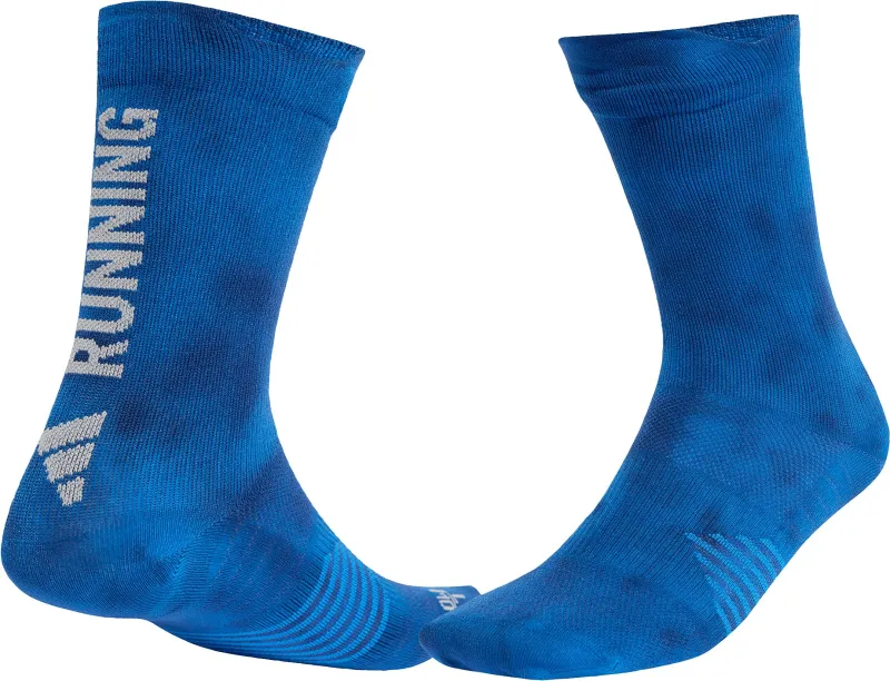 adidas RunXGRAPHIC Washed Running Socks - Blue - Image 2