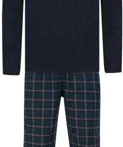 Tokyo Laundry Eaton Mens Lounge Set - Blue