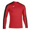 Joma Academy III L/S Football Shirt: Red/Black